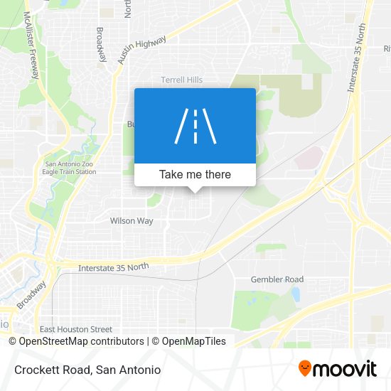 Mapa de Crockett Road
