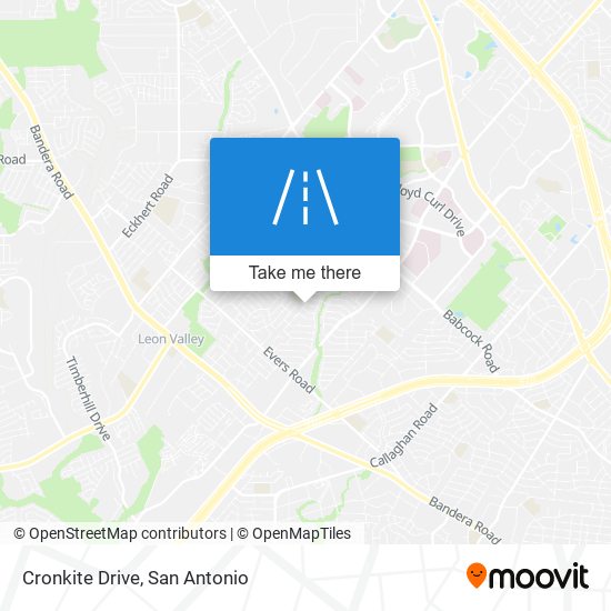 Cronkite Drive map