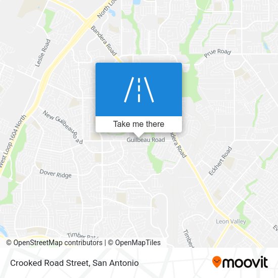 Mapa de Crooked Road Street