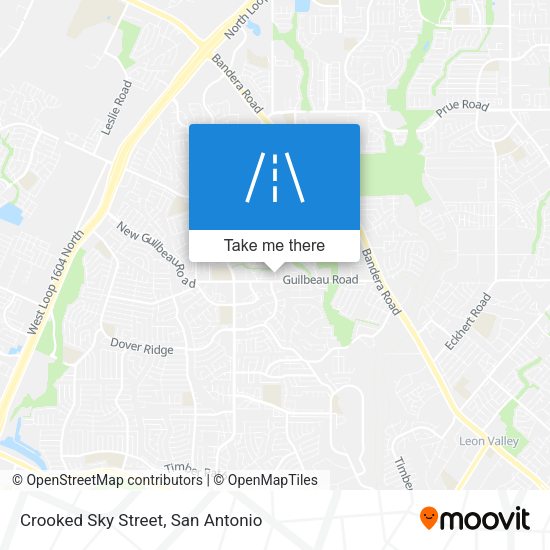 Crooked Sky Street map