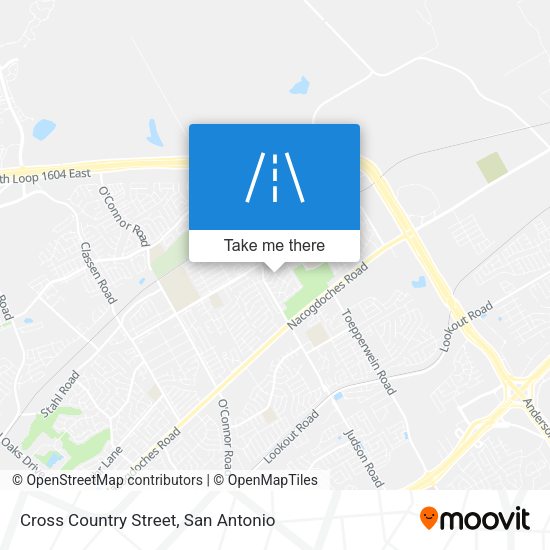 Cross Country Street map