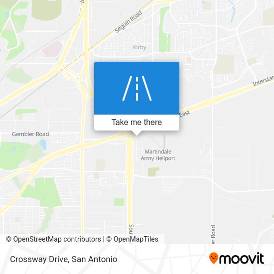 Crossway Drive map