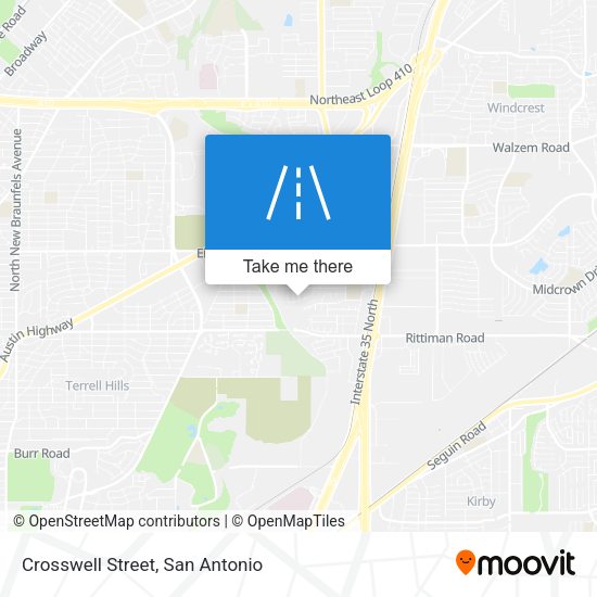 Crosswell Street map