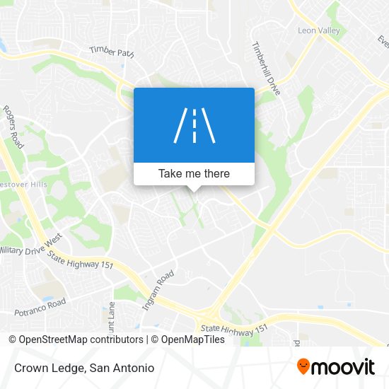 Mapa de Crown Ledge