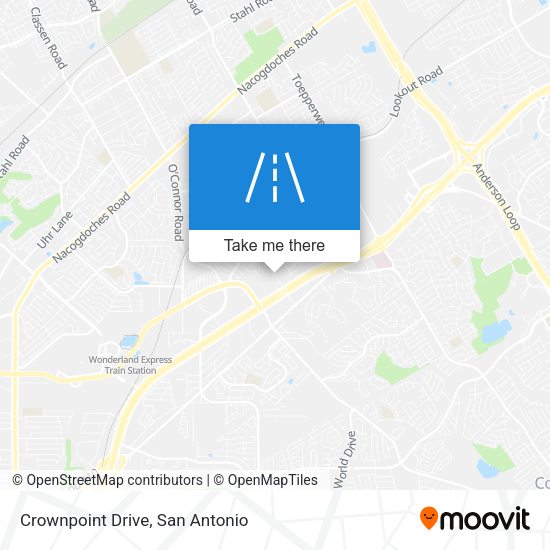 Mapa de Crownpoint Drive