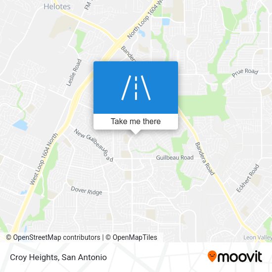 Mapa de Croy Heights