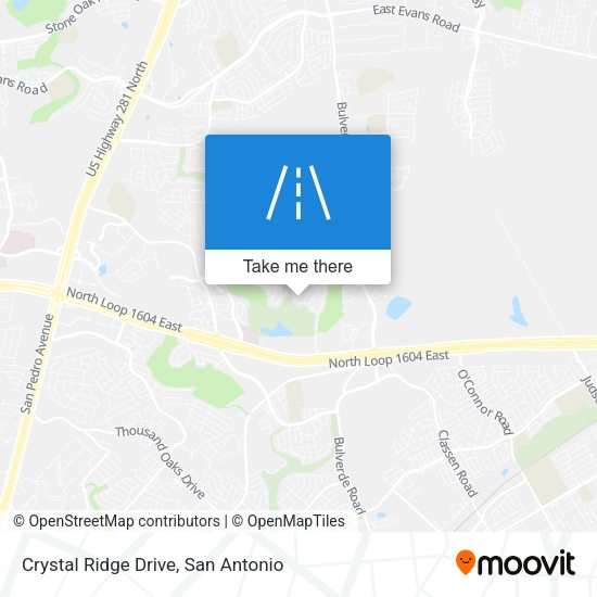 Mapa de Crystal Ridge Drive