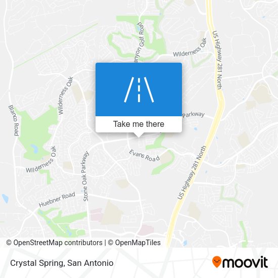 Mapa de Crystal Spring