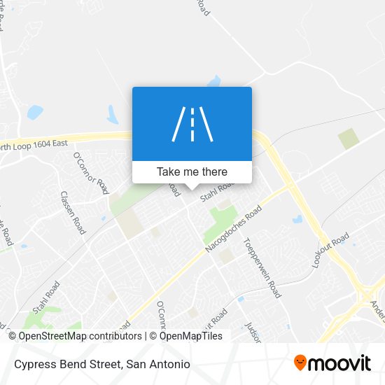 Cypress Bend Street map