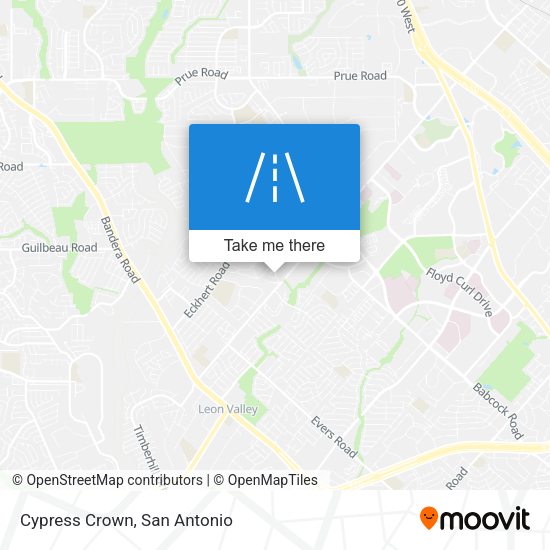 Mapa de Cypress Crown
