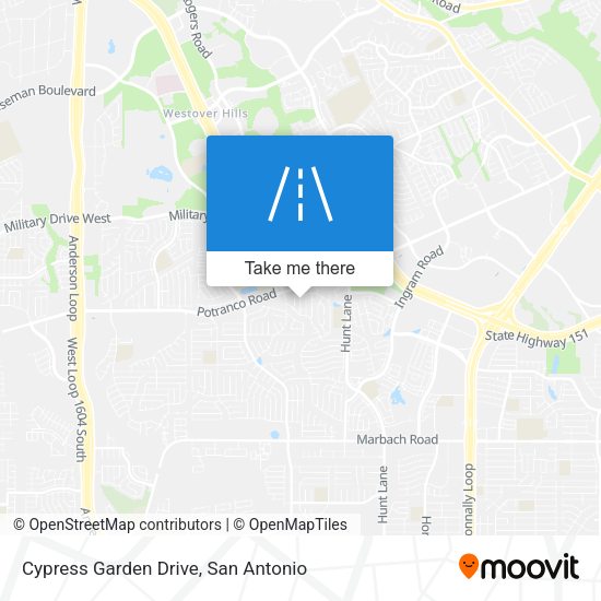 Cypress Garden Drive map