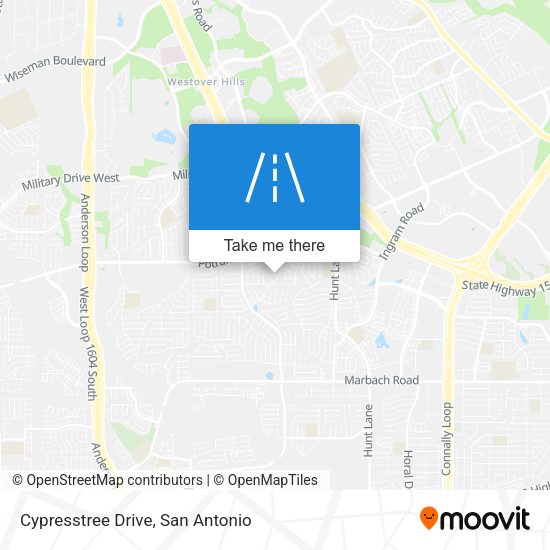 Cypresstree Drive map