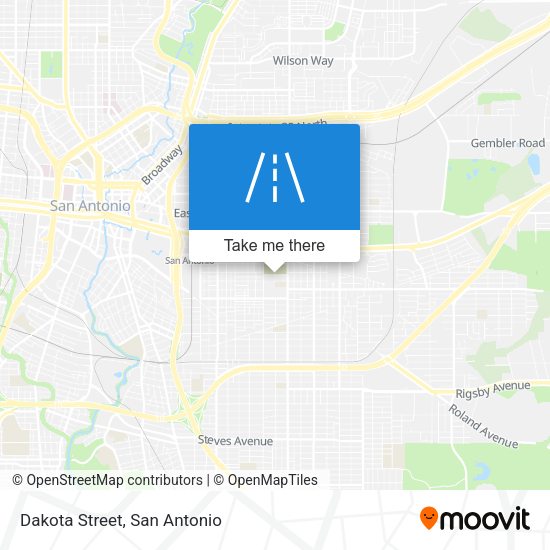 Mapa de Dakota Street