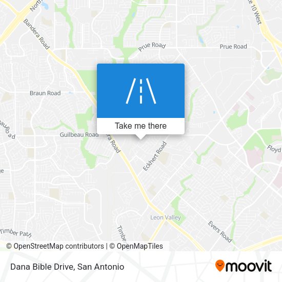 Dana Bible Drive map