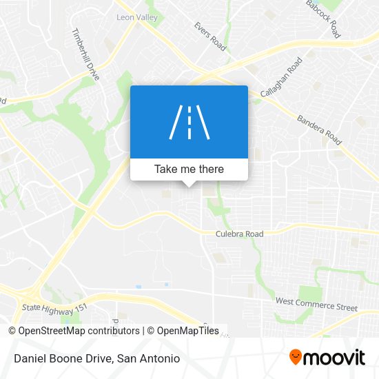 Daniel Boone Drive map