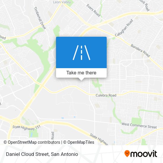 Daniel Cloud Street map