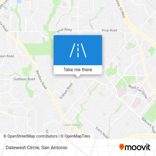 Mapa de Datewest Circle