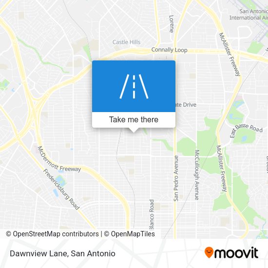 Dawnview Lane map