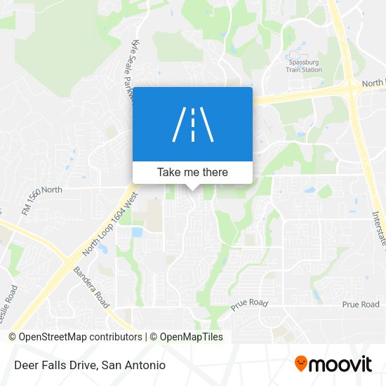Deer Falls Drive map