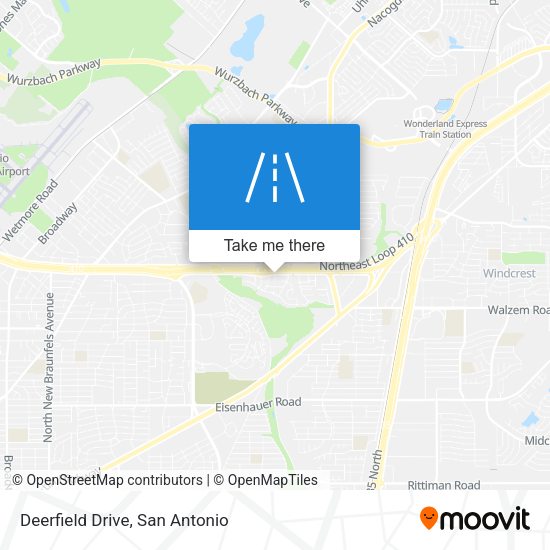 Deerfield Drive map