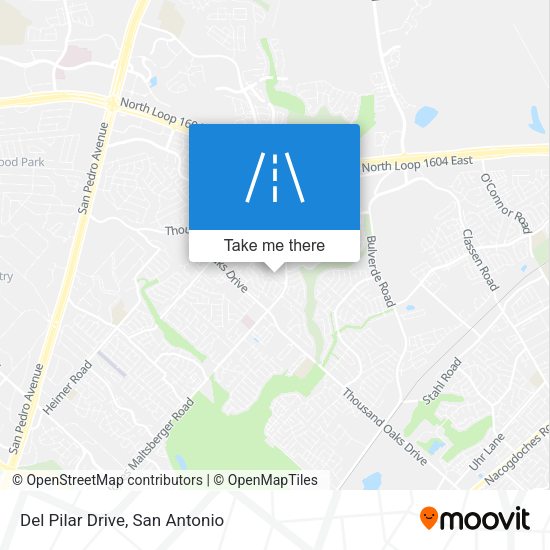 Del Pilar Drive map