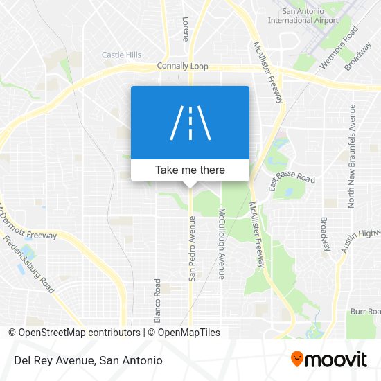 Mapa de Del Rey Avenue
