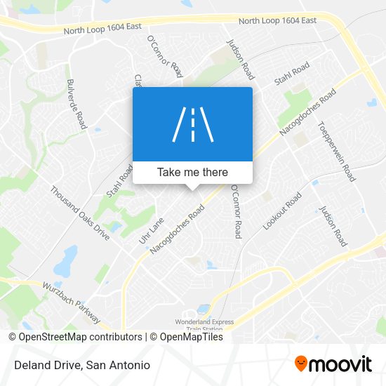 Mapa de Deland Drive