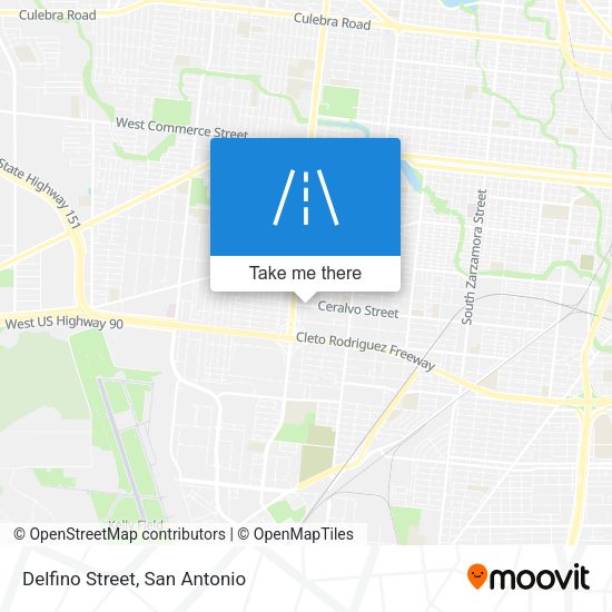 Delfino Street map