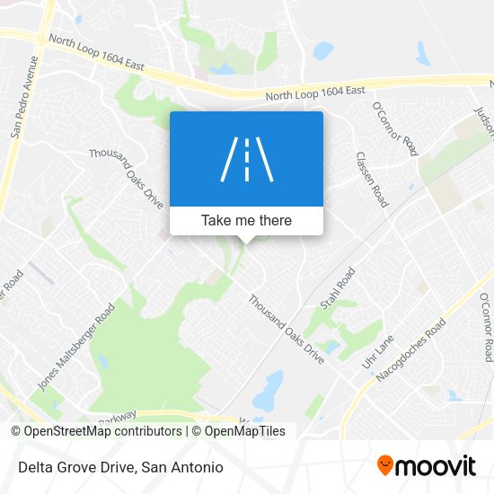 Delta Grove Drive map