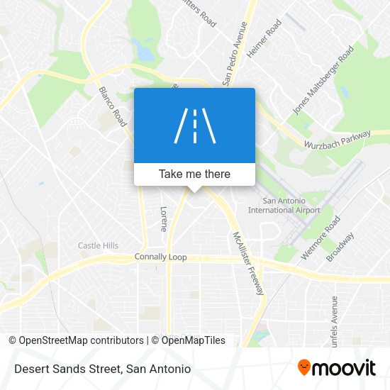 Desert Sands Street map