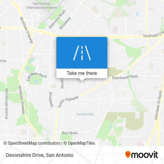 Devonshire Drive map