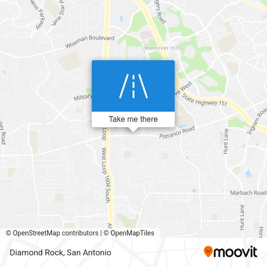 Mapa de Diamond Rock