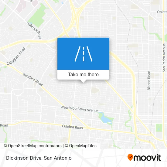 Mapa de Dickinson Drive