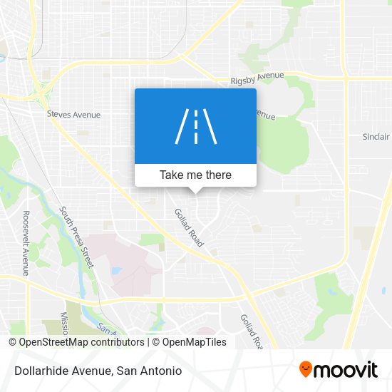 Mapa de Dollarhide Avenue