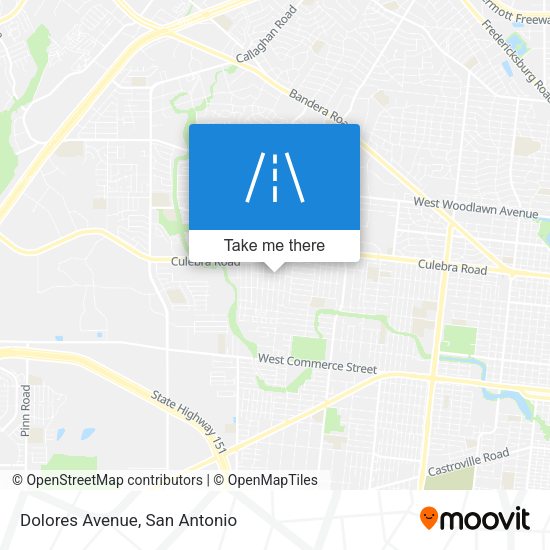 Dolores Avenue map