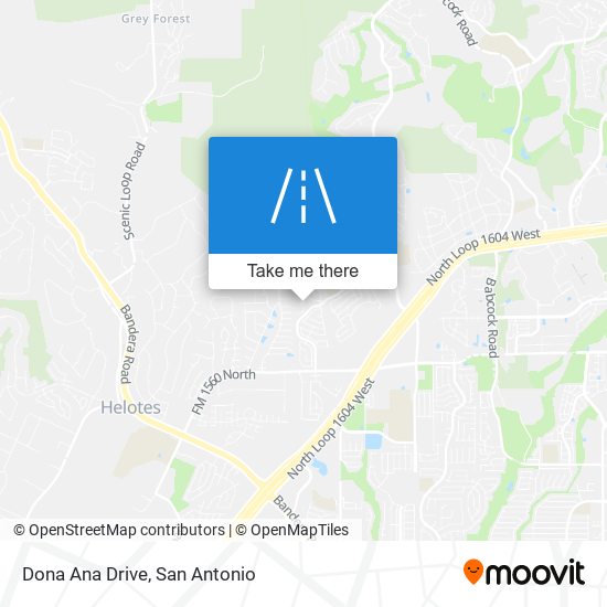 Dona Ana Drive map