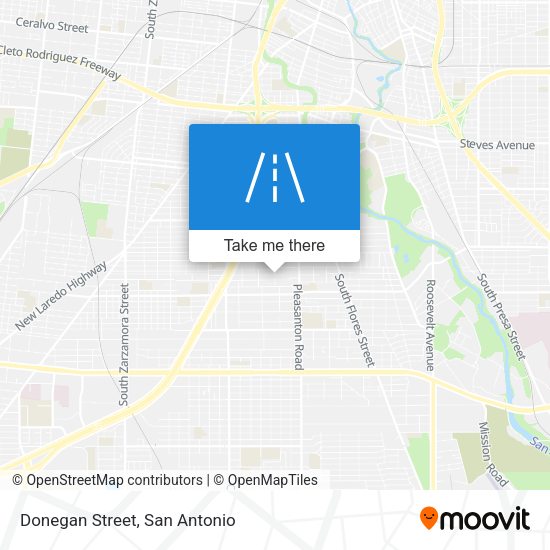 Mapa de Donegan Street