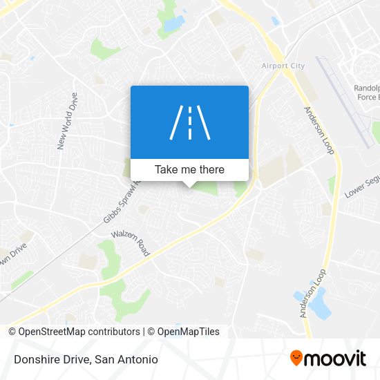 Donshire Drive map