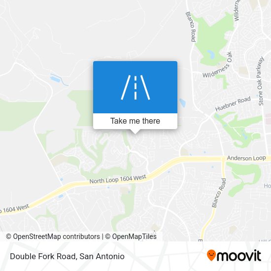 Double Fork Road map