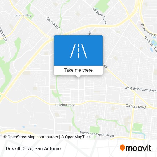 Mapa de Driskill Drive