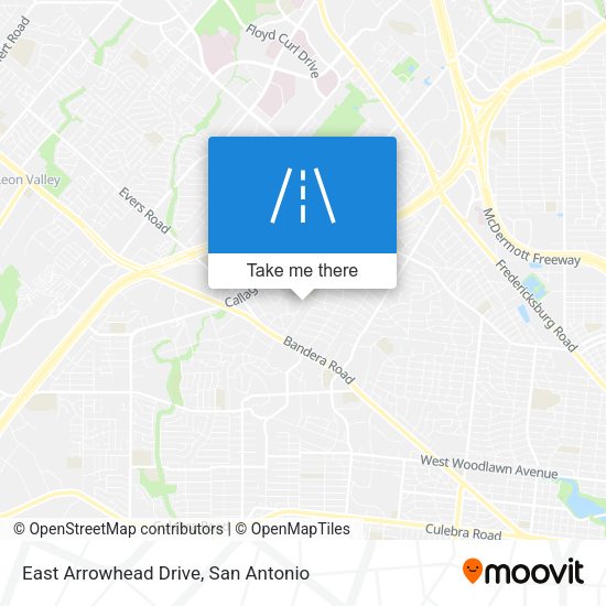 Mapa de East Arrowhead Drive