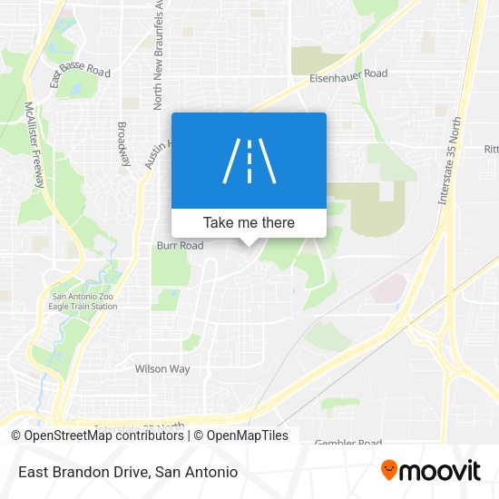 East Brandon Drive map
