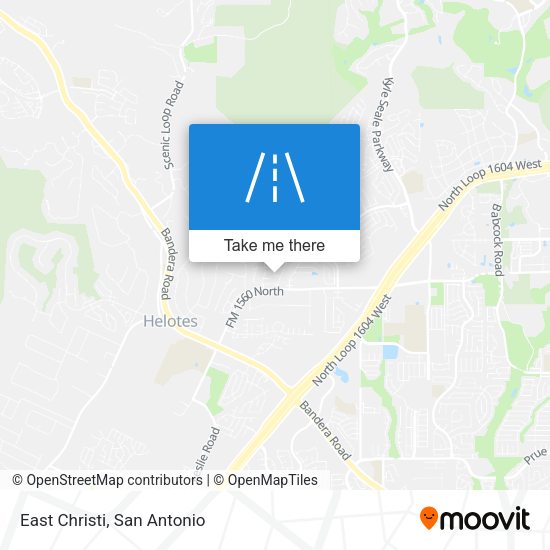 East Christi map