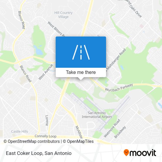 East Coker Loop map