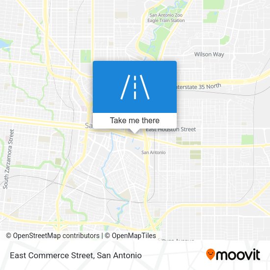 Mapa de East Commerce Street