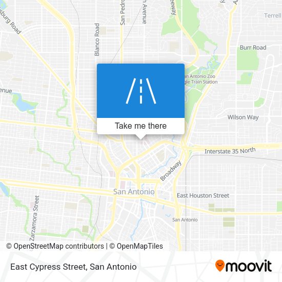 Mapa de East Cypress Street