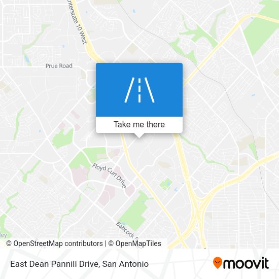 East Dean Pannill Drive map