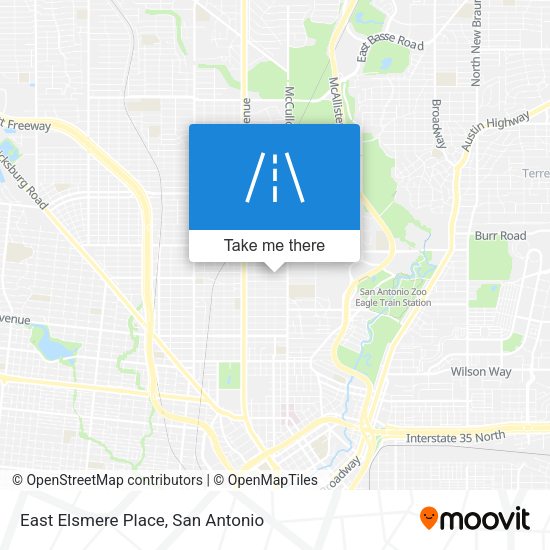 East Elsmere Place map
