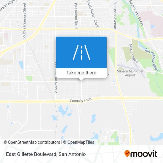 East Gillette Boulevard map