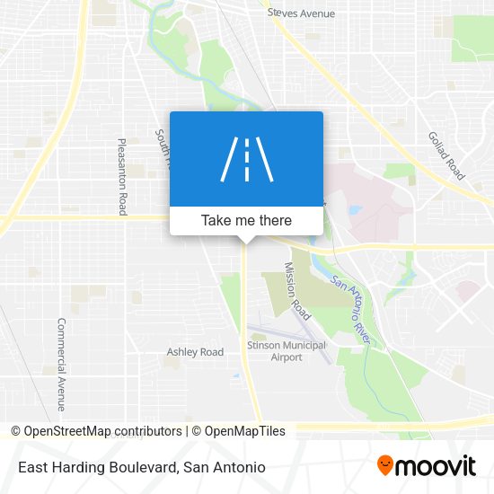 East Harding Boulevard map